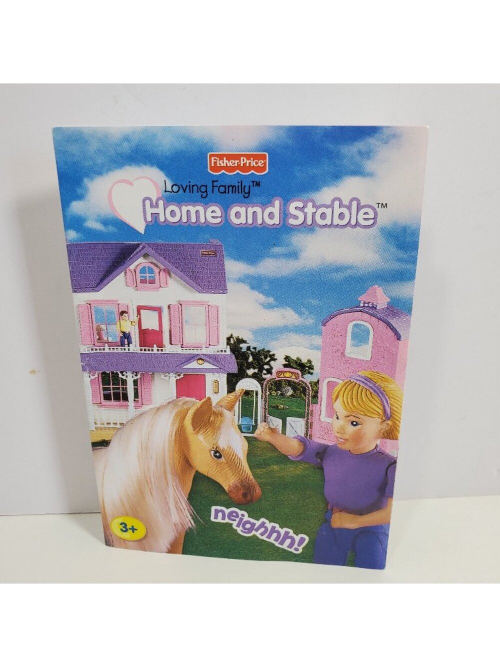Loving Family Home And Stable Brochure Pamphlet Dollhouse Fisher Price Fold Out